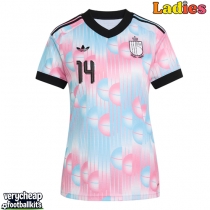 Belgium Dodi Lukebakio #14 Replica Away Shirt Ladies World Cup 2026 Short Sleeve